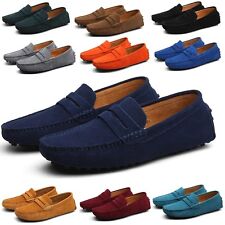 Men's loafers suede leather