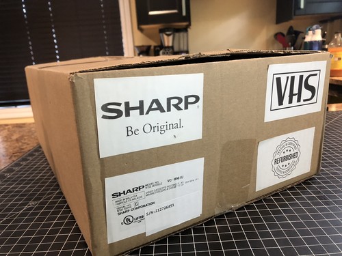 Serviced sharp vhs - serviced,