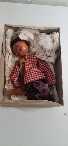 Vintage wooden marionette - vintage,