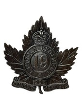 Military Cap Badge - Canadian 19th Lincoln Regiment