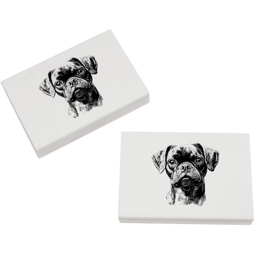 Boxer dog portrait - 2, 'boxer