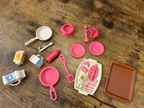 Barbie doll kitchen - barbie,
