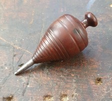 Vintage treen Plum Bob