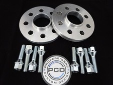 FIAT 500 Hubcentric Wheel Spacers 15mm Wide 4x98 PCD 58.1CB & 8 Tapered Bolts