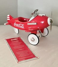 1995 Coca-Cola Die Cast Model Pedal Plane 1:3 Scale - New W/COA Limited Edition
