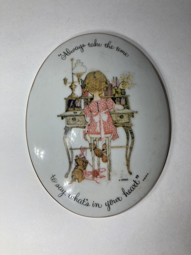 Vintage porcelain holly hobbie - holly,