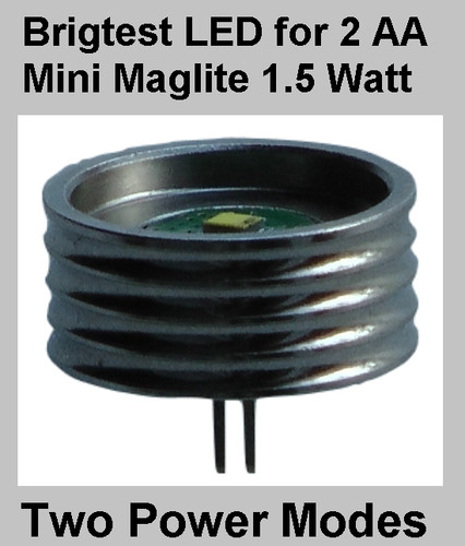 Mini maglite led upgrade bulb - maglite,