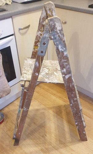 Vintage step wooden - 3,