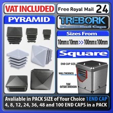 Square Pyramid Plastic End