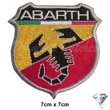 Abarth embroidery patch iron