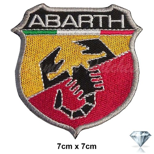 Abarth embroidery patch iron