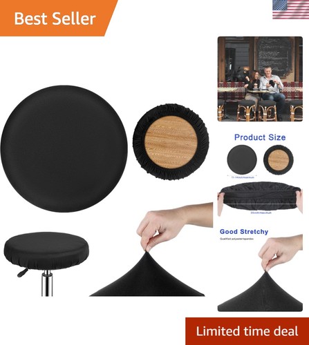 Soft black bar stool - soft,