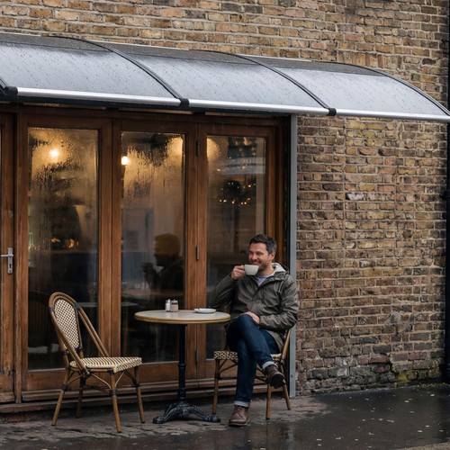 Polycarbonate awning 100x300cm - awning,