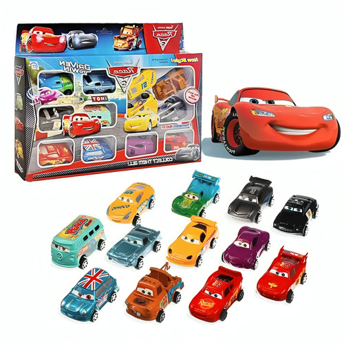 12pcs cars lightning mcqueen - cars,