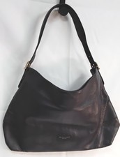 Aspinal London Black Leather Hobo Shoulder Bag - HB28