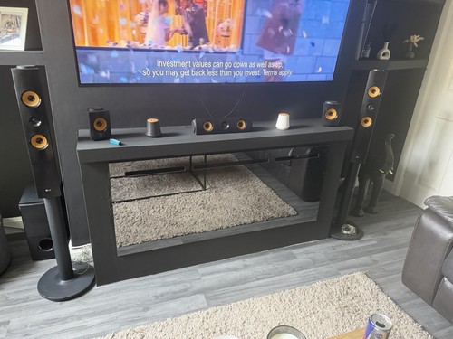 Home cinema with subwoofer - home,
