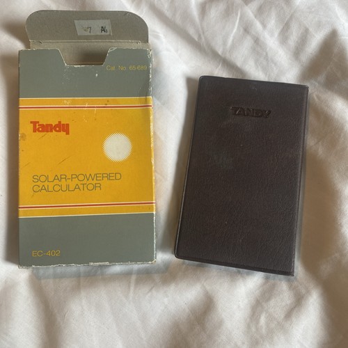Vintage tandy 402 solar - vintage, ec-402