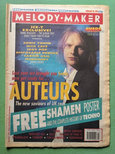 Melody maker feb 1993 - melody, 20-feb-1993