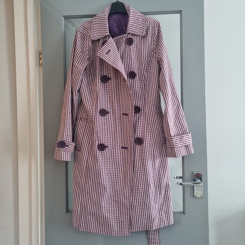 Boden purple white check - purple, &