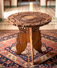 Anglo Indian Inlayed Wood