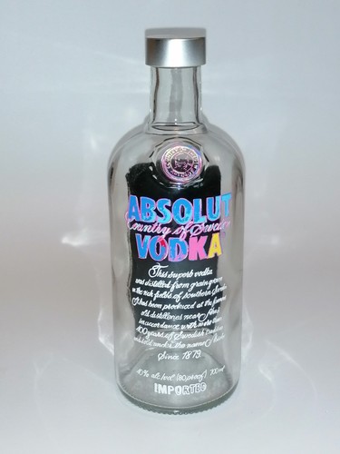 Absolut vodka bottle warhol - bottle,