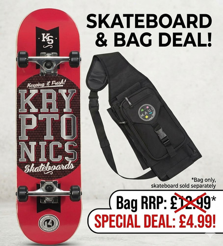 Kryptonics pop skateboard sky - pop,