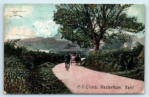 Postcard hill climb westerham - postcard,