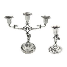 Metal Candelabra  Candle