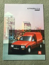 Citroen C15 champ brochure in