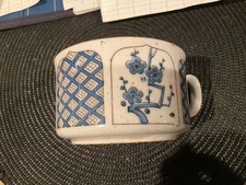 JAPANESE STYLE VINTAGE SPECKLED SOUP MUG MAYBE OTAGIRI 11cm Diameter POTTERY