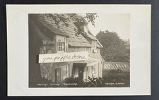 Wesley’s Cottage, Swanage Dorset. Antique Photographic Postcard