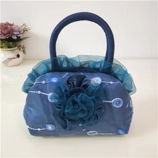 Lady Summer Sequin Cute Handbag Women Mobile Phone Key Coin Purse Floral Bag New