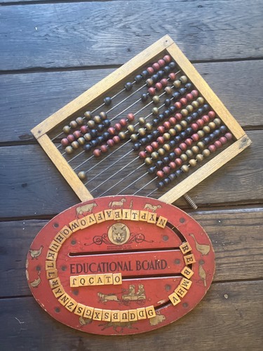 Antique school abacus - school,