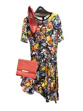ERDEM Dress Floral Size 10 Vintage Top Designer Wedding Cocktails Opera RRP £700