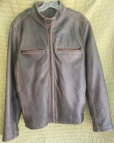 Black rivet brown leather - rivet,