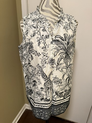 Talbots safari toile print - safari,
