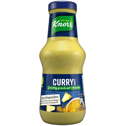 Knorr curry sauce fruity - knorr,