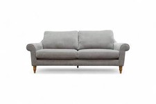 Camber Grand 4 Seater Sofa, Chenille Steel