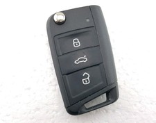 SEAT ARONA / IBIZA 3 Button Remote Flip Key Fob - 6F0 959 752 L (Tested) #2
