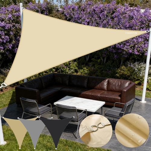 Triangle sun shade sail - sun,