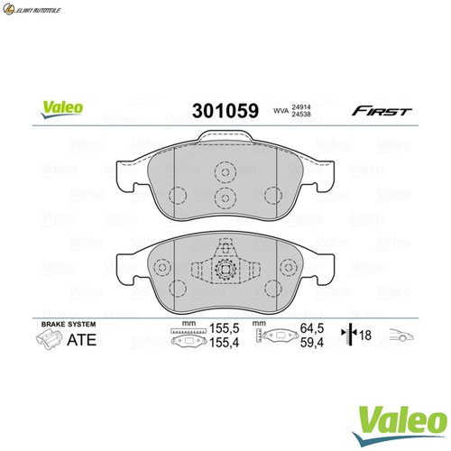 Brake pad set disc - pad,