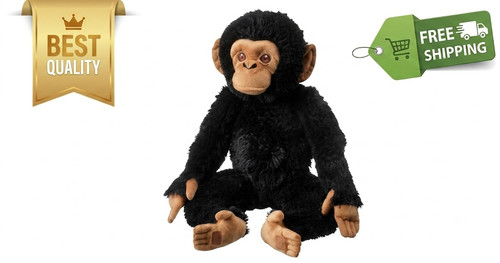 Chimpanzee soft toy 32cm - chimpanzee,