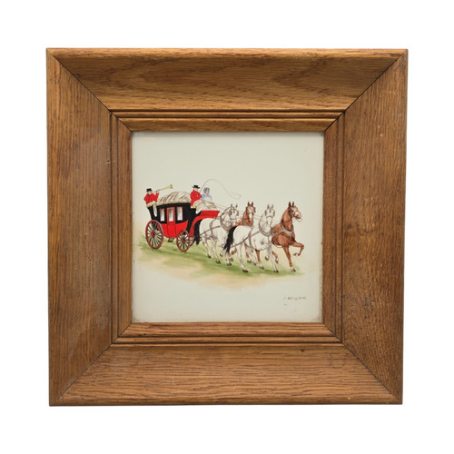 Boehm painting porcelain - j,