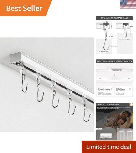 Aluminum ceiling curtain track - aluminum,