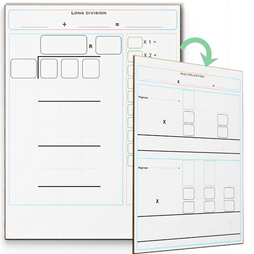 Division manipulatives 9x12 - division,