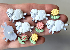 Craft Buttons COUNTING SHEEP
