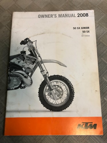 2008 ktm junior owners - sx,