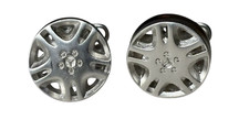 Mercedes Benz Silver Tone Metal Wheel Design Cufflinks