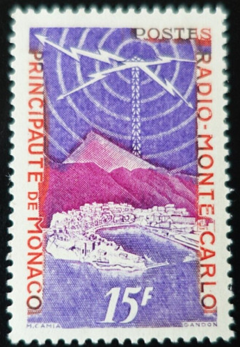 Monaco 377 mint mh - mint, *