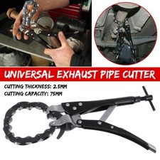 Exhaust Pipe Cutter Wheel Chain Lock-grip Pliers Pipes Tube Cutting Clamp Tool